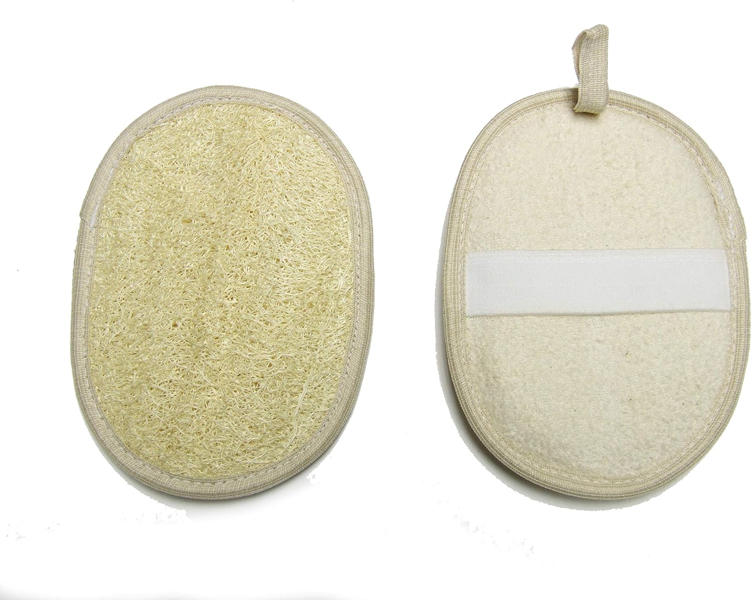 Hydréa London Organic Egyptian Loofah Luxury Exfoliating Body Pad Natural Quality Spa Bodycare for Bath Shower - Image 4