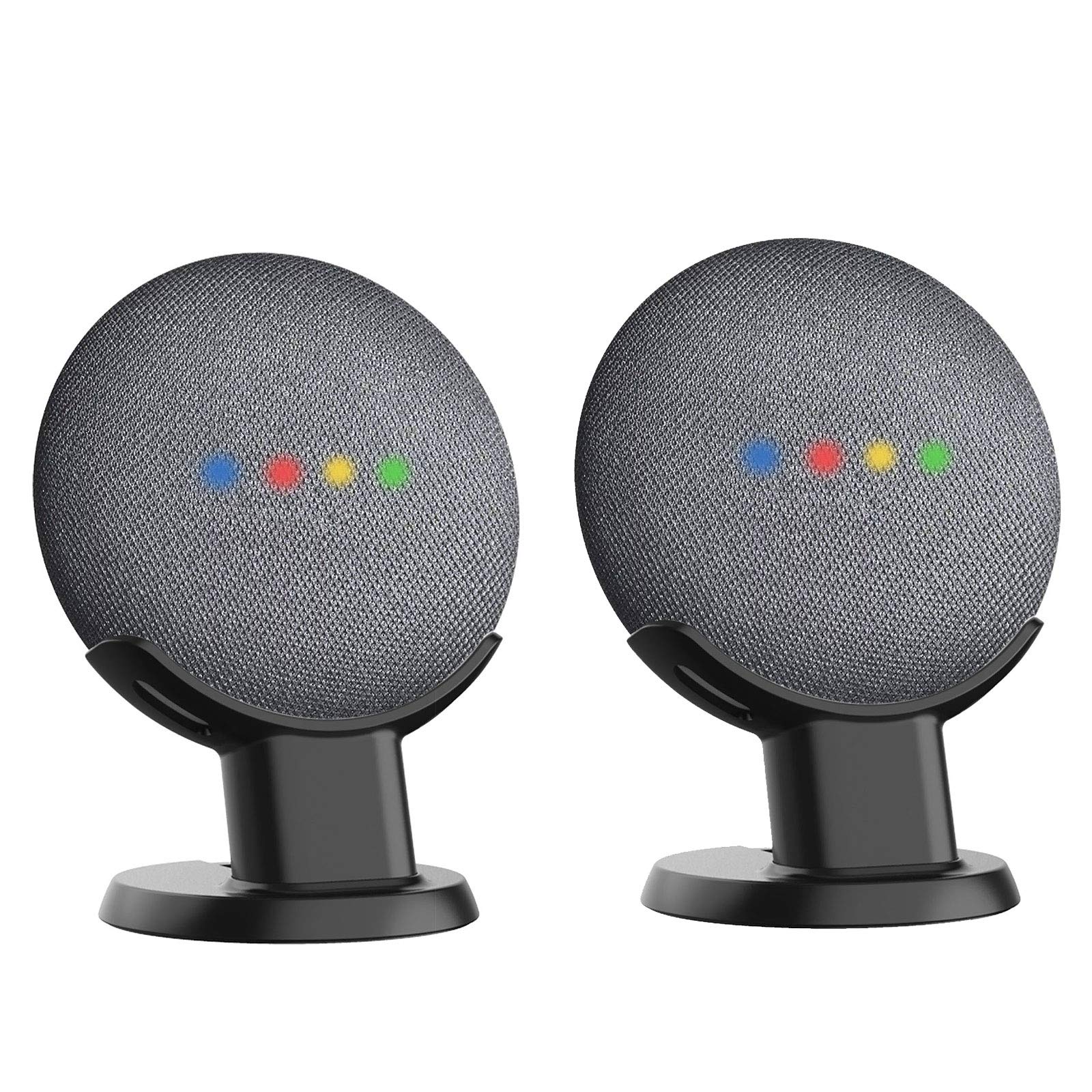 SPORTLINK Pedestal for Nest Mini (2nd Gen) and Google Home Mini (1st Generation) Improves Sound Visibility and Appearance - A Must Have Mount Holder Stand for Nest Mini (2nd Gen)/ Home Mini (2 Pack)