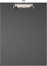 Exacompta 17291E Coated Paper Pad Holder 23x32cm Holds A4 Black
