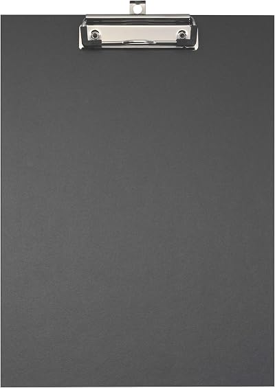 Exacompta 17291E Coated Paper Pad Holder 23x32cm Holds A4 Black