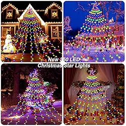 DANLI (New) Christmas Decorations Outdoor Star