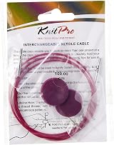 KnitPro Single Cable for Interchangeable Needles 76cm to 100cm Purple view 3