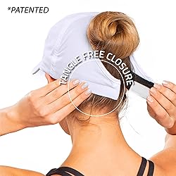 Ponyflo Women's Ponytail Baseball Cap - Curly Hair