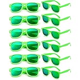 Dwenarry Party Sunglasses Bulk - Adult Retro Plastic Pack of 12 Vintage Sunglasses for Men Women - Party Favors