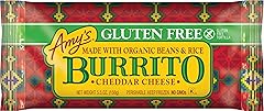 Amy's Frozen Meals, Cheddar Cheese Burrito with Beans and Rice, Gluten Free, 5.5 oz