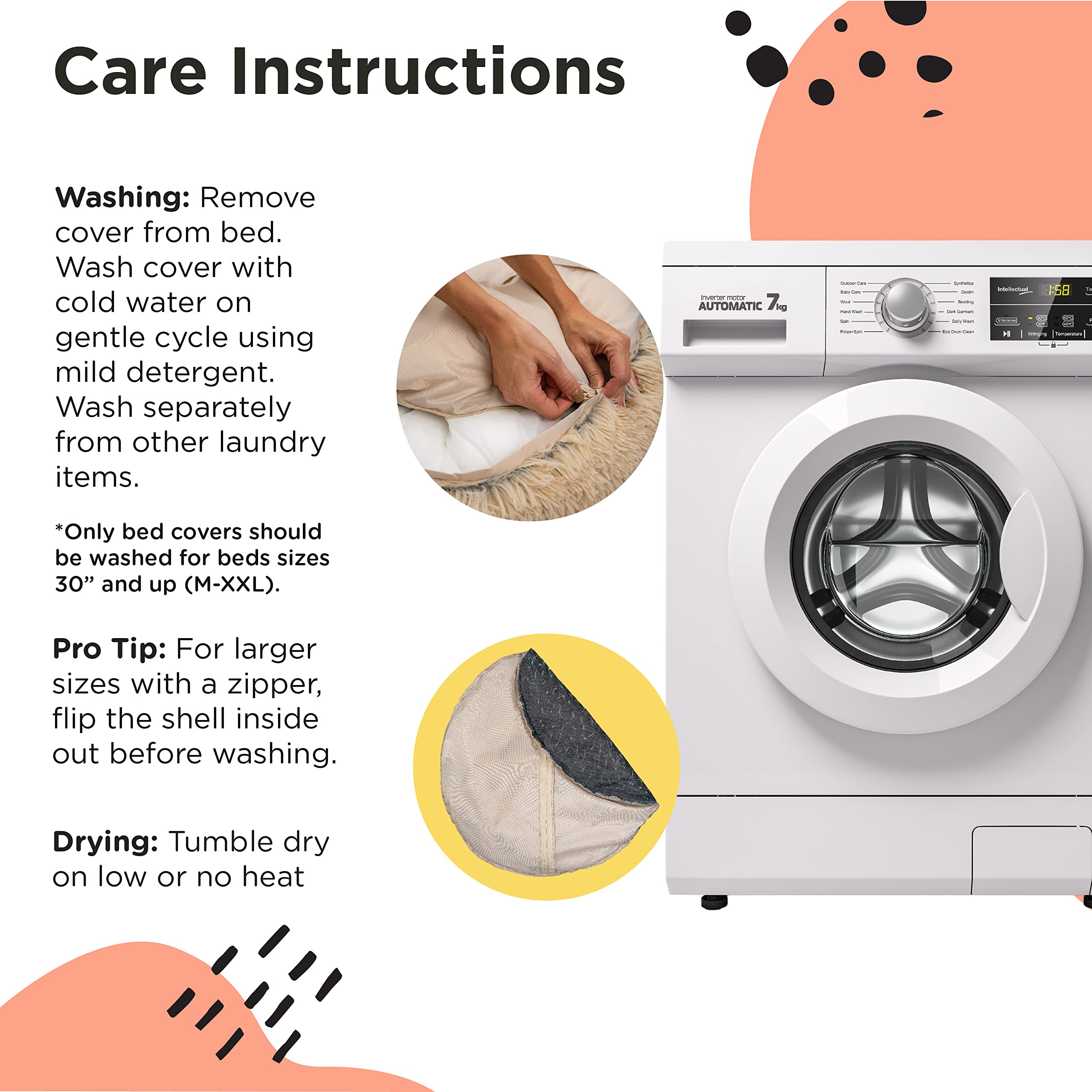 Best Friends by Sheri The Original Calming Donut Cat and Dog Bed in