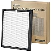 Xuande Replacement Filters with Pre-Washable Filter Compatible with AP3303 Air Purifier,Air Cleaner Filter 3 Stage True HEPA 