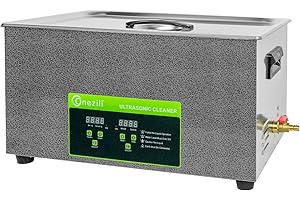 ONEZILI Ultrasonic Cleaner, Upgraded 40KHz Professional 480W Lab 20L Sonic Cleaner with Heater Timer for Parts Carburetor Circuit Board Fuel Injector Brass Motor Repair Tools