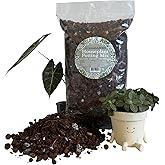 HydraGarden Houseplant Soilless Potting Mix Made for Aroid Tropical Plants & Indoor Gardens - 7 Premium Ingredients, High Dra