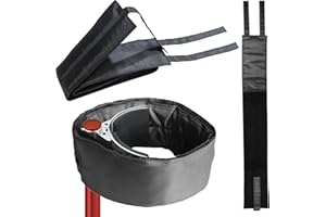 SAPITER Drywall Stilt Leg Straps, Comfort Nylon Wide Padded for Drywall Painting, Relieve Pressure, Suitable for Various of Stilts, 1 Pair - (2pcs)