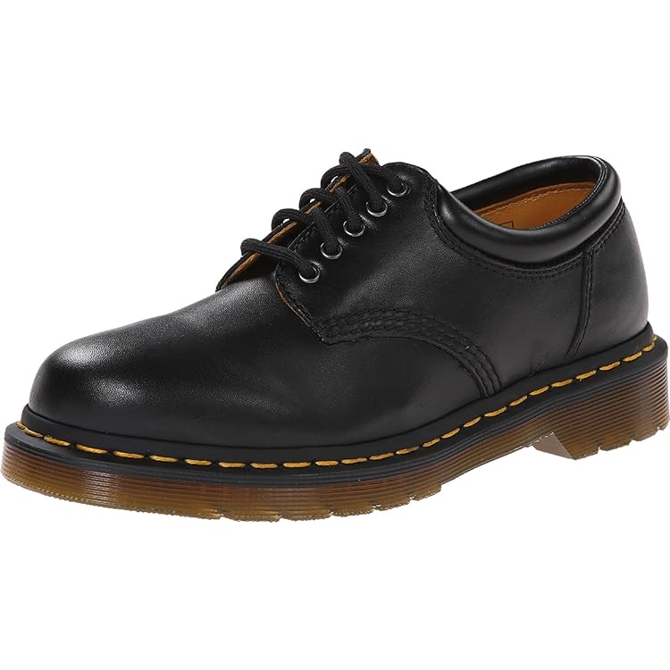 Dr. Martens Unisex 5 Tie Shoe Oxford, Black Extra Tough 50/50+Ajax