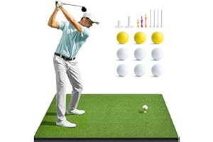 Yezloris Golf Mat, 5x4ft 21MM 31MM 36MM Exclusive PE Grass Golf Hitting Mat for Outdoor & Indoor Practice Backyard Simulator 