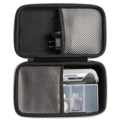 Aenllosi Hard Carrying Case Compatible With Dremel Lite 7760 N/10 4V Li-Ion Cordless Rotary Tool
