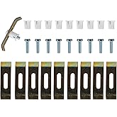 Undermount Sink Clips，Undermount Sink Brackets,Sinks Mounting Kit Bracket,Sinks Support 10 Pack Kit