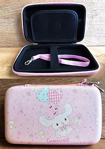 Ganbai New for New 3DS XL LL Carrying Case Storage Bag Pink Color