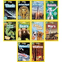 National Geographic Kids Readers, Level 1 Series, 10 Books