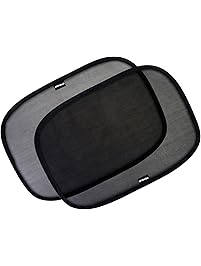 Enovoe Car Window Shade - (4 Pack) - 21"x14" Cling Sunshade For Car Windows - Sun, Glare And UV Rays Protection For Your Child - Baby Side Window Car Sun Shades By