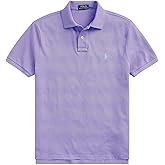 Polo Ralph Lauren Men's Classic Fit Mesh Pony Logo Polo Shirt (XL, CactusPurple)