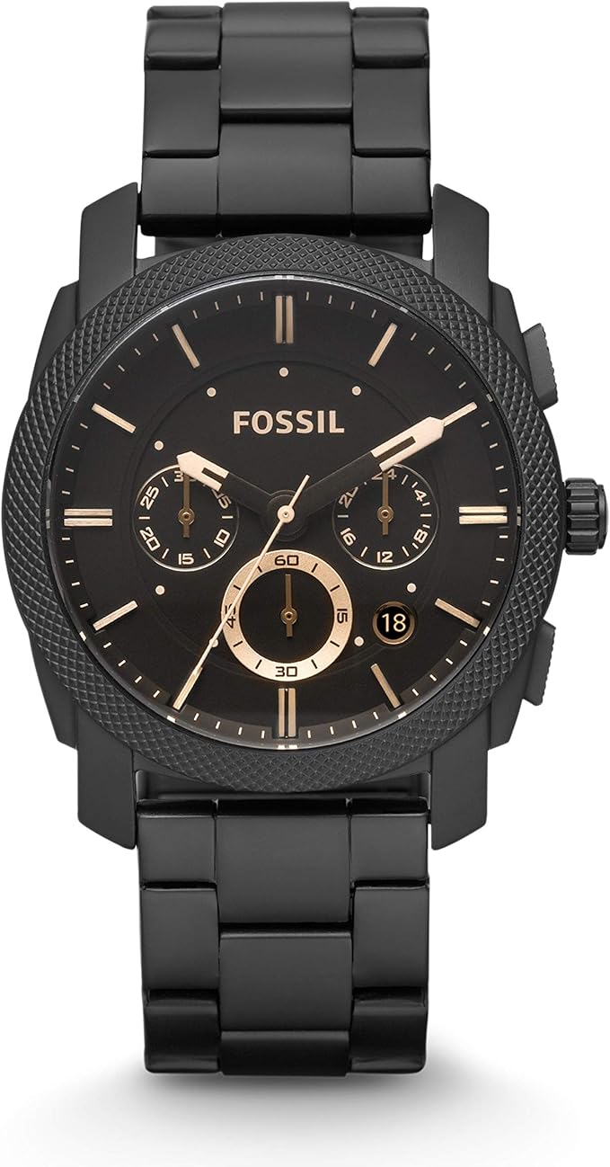 Fossil Men's Chronograph Quartz Watch with Stainless Steel Strap FS4682