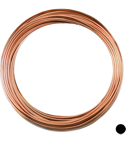 Craft Wire Kupferdraht, 10 Gauge, 4,5 M | 99,9% Rein, Quadratisch & Weich Für Schmuck & Basteln
