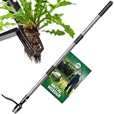 Suchtale 46" Stand Up Weed Puller Tool, Heavy-Duty Metal Claw Weeder | Upgraded Pincer Claw &ndash; Pull Weeds from the Root Without Bending, Pulling, or Kneeling