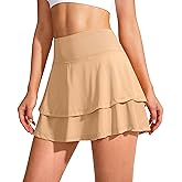 G Gradual Women's Pleated Tennis Skirts with 4 Pockets Athletic Golf Skorts for Women's Workout Running