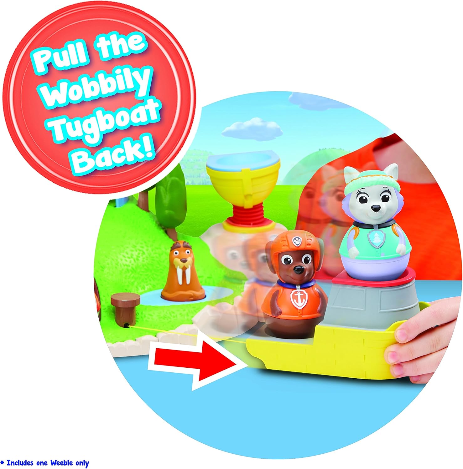 paw patrol weebles playset