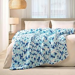 L'AGRATY Chunky Knit Blanket