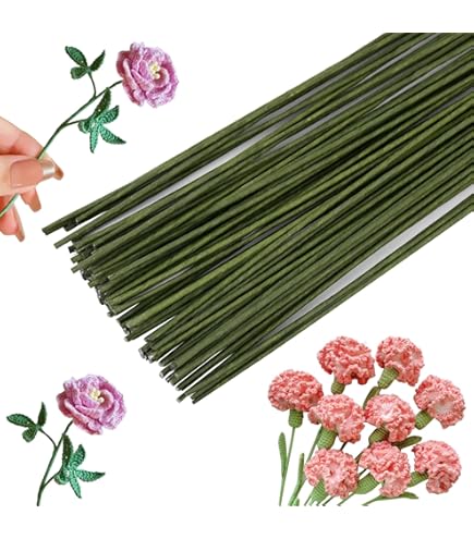 Amazon.com: AMPUTEE 10/20/30 PCS 2mm 40cm Flower Stem Wire