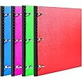 WOT I Telescoping 3 Ring Binder 4PCS, 0.75 inch Binder with Expandable Spine, Flexible Binder for School Office Home Use, Holds 160 Sheets 8.5x11 inch Paper, 4 Bright Colors