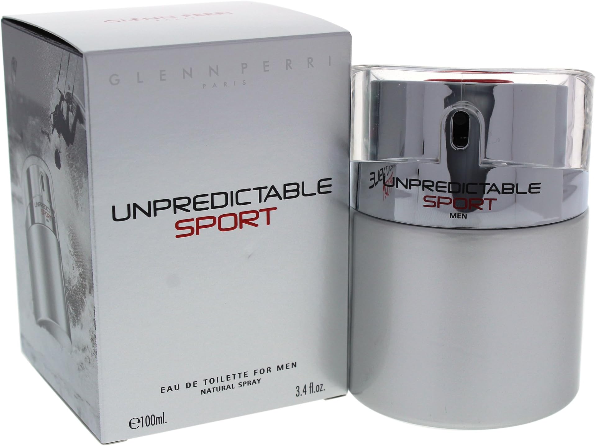 Glenn Perri Eau de Toilette Spray for Men, Unpredictable Sport, 3.4 Ounce