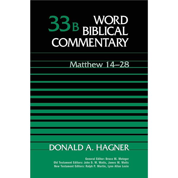Word Biblical Commentary Vol. 33a, Matthew 1-13 (hagner), 483pp