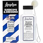 Angelus Suede Dye - Neutral - 3 oz Premium Liquid Dye for Suede, Nubuck, and Nappy Leather
