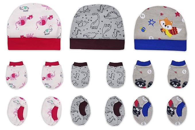 baby caps and mittens