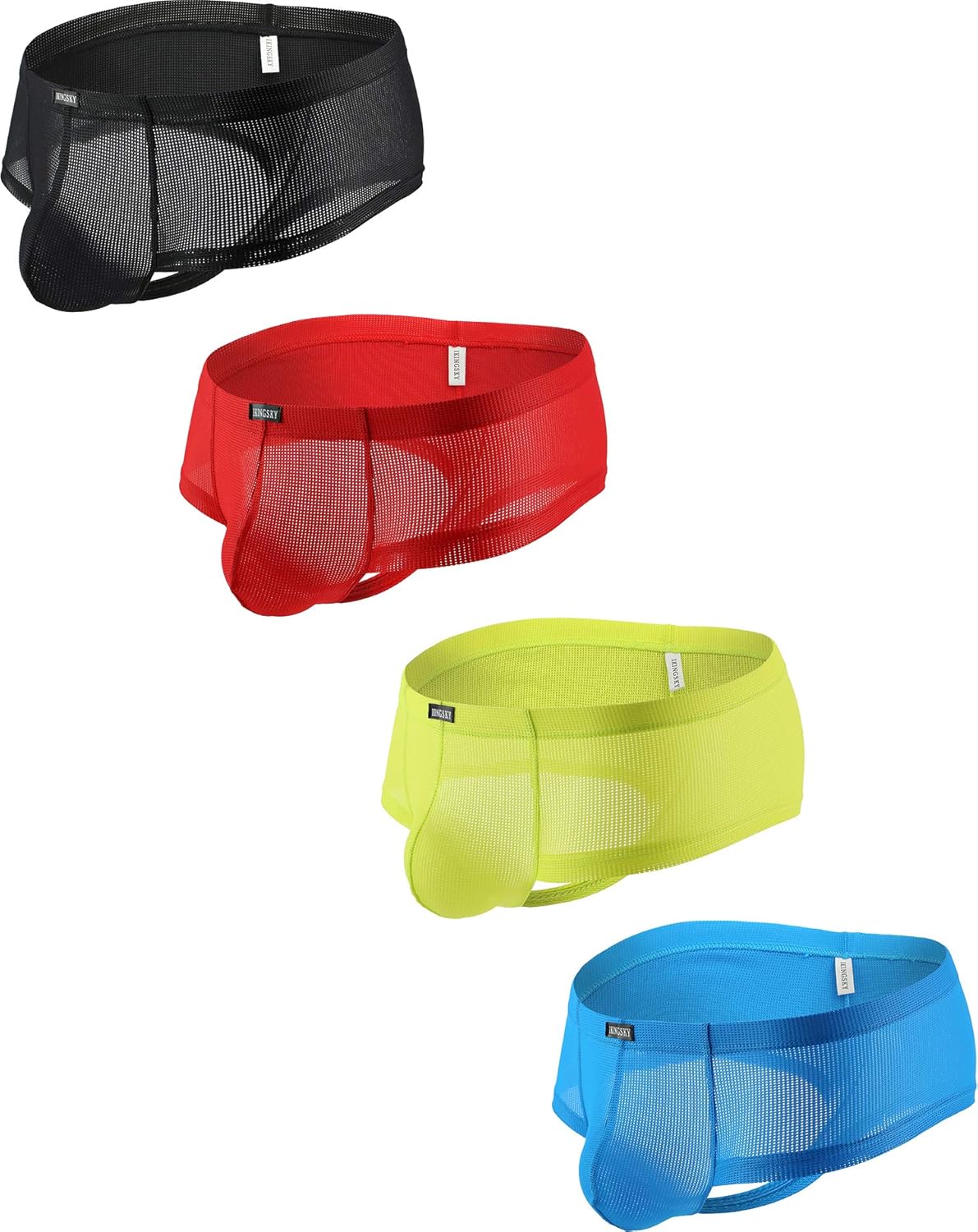 iKingsky Men's Cheeky Thong Underwear Mini Cheek Boxer Briefs Sexy Brazilian Back Mens Underpanties at  Men’s Clothing store