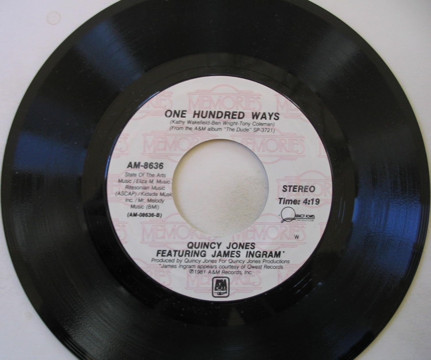 Quincy Jones Featuring James Ingram One Hundred Ways Music