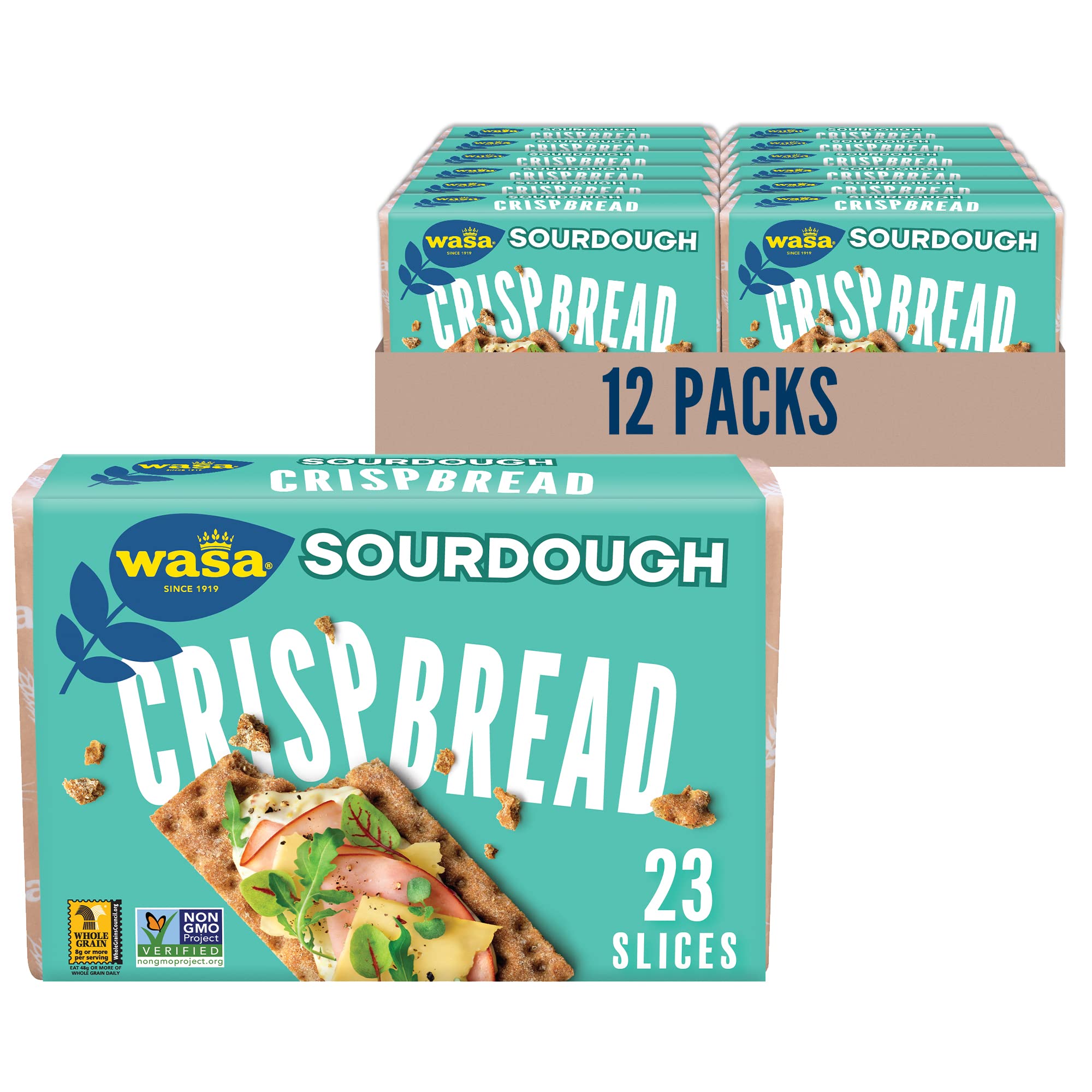 Wasa Sourdough Crispbread, 9.7 Ounce (Pack of 12)