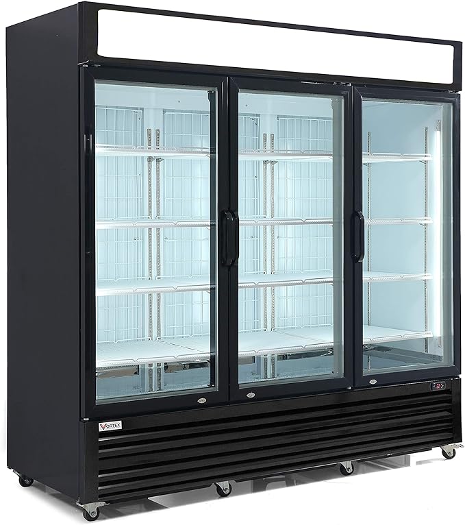 Commercial Grade Merchandiser Freezer by Vortex
