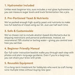 Mead Making Kit for Beginners - Complete Home