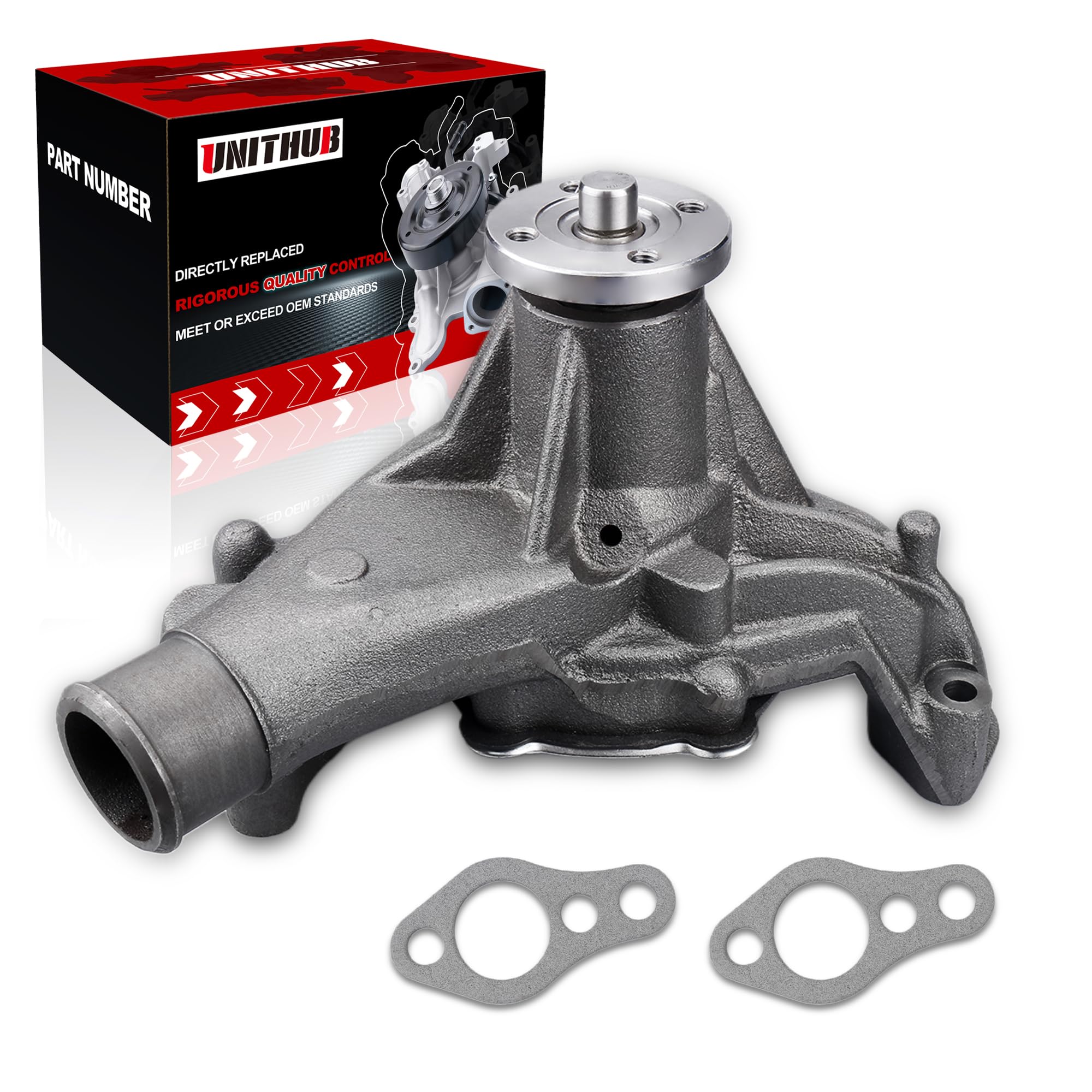 Photo 1 of UNITHUB Engine Water Pump Automotive w/Gasket 43114 252-719 Compatible for Chevy Silverado Suburban Tahoe GMC Yukon C K G R Series Cadillac Oldsmobile Pontiac 4.3L 5.0L 5.7L 1987-2002