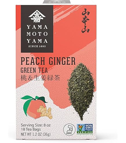 Amazon.com : Yamamotoyama Ginger Yuzu Green Tea, 18 bags : Grocery