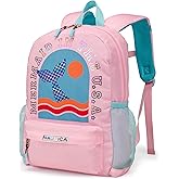 Nautica Kids Backpack for School | Kindergarten Elementary Kids Backpack | 16" Tall | Mermaid Tail
