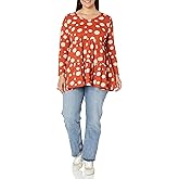 Avenue Women's Plus Size Tunic Zuri Tiered PRT