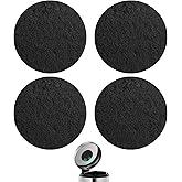Charcoal Filters for Compost Bucket Activated Charcoal Filter for Countertop Bin Pail Replacement Filters Round 6.8 Inch 4 Pack