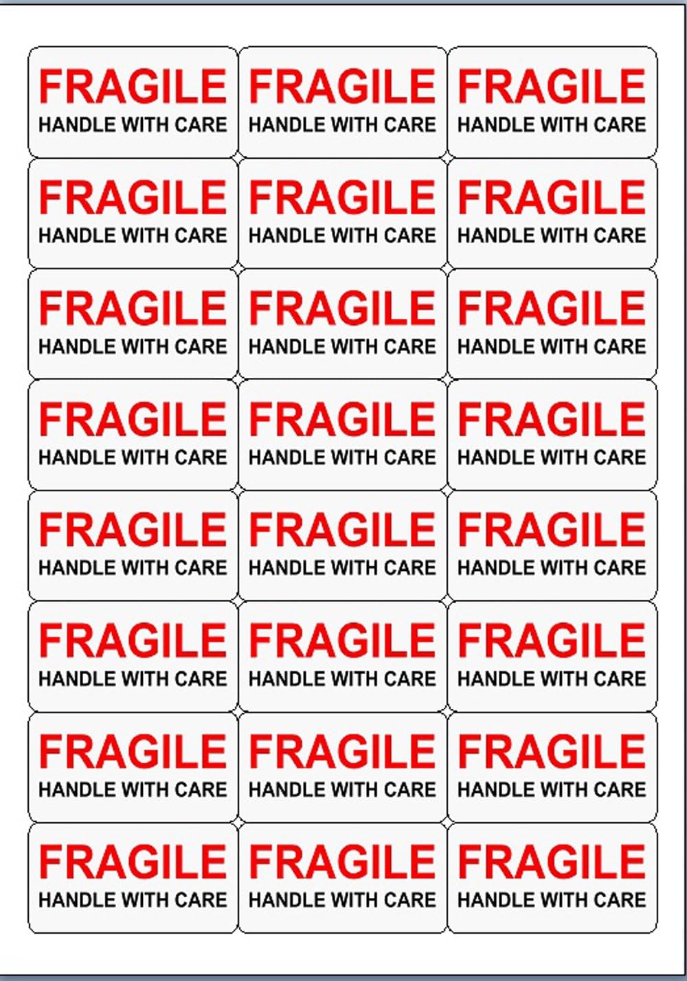 Fragile Handle With Care Stickers Self Adhesive Labels On Sheets Posting Supplies Small And Large Fragile Handle With Care Stickers Self Adhesive Labels On Sheets Posting Supplies Small And Large