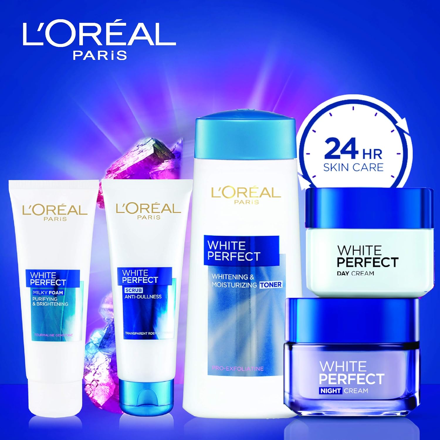 loreal white perfect scrub