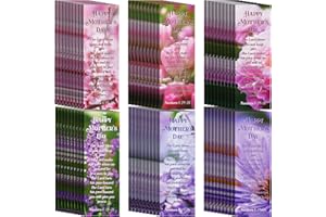 ESTUNE Flowers Happy Mother's Day Proverbs Bookmarks Inspirational Bible Verses Mothers Day Bookmarks Christian Religious Mothers Day Scripture Bookmarks for Moms Women Church Mother's Day Gifts (120)