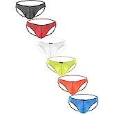 iKingsky Men's Breathable Jock Straps Sexy Low Rise Thong Panties