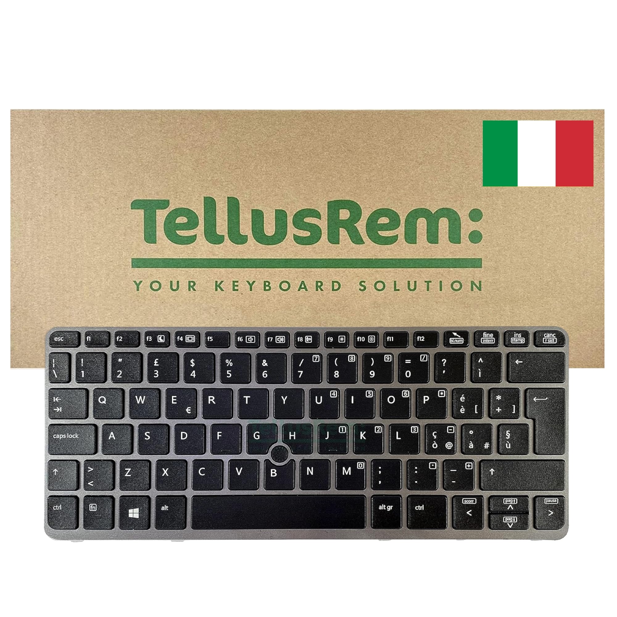 New replacement Italian backlit keyboard for HP 720 G1, 720 G2, 725 G1, 725 G2, 820 G1, 820 G2