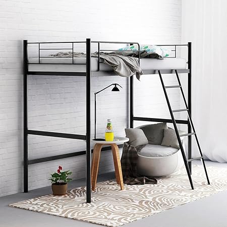 Camabeds Stooreys Single Loft Bed (Black)